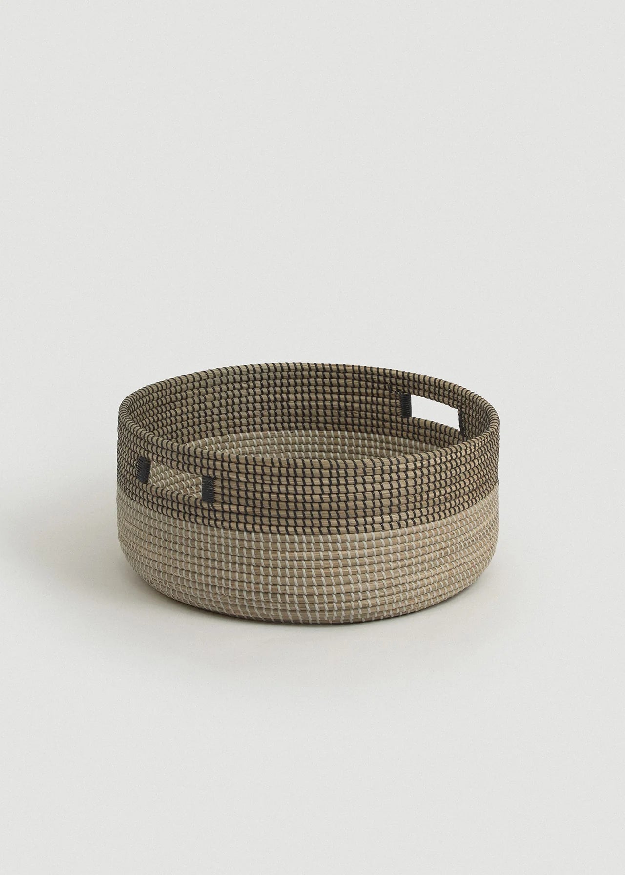 Black Seagrass Floor Basket